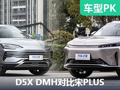 最适合的家用选择 D5X DMH对比宋PLUS