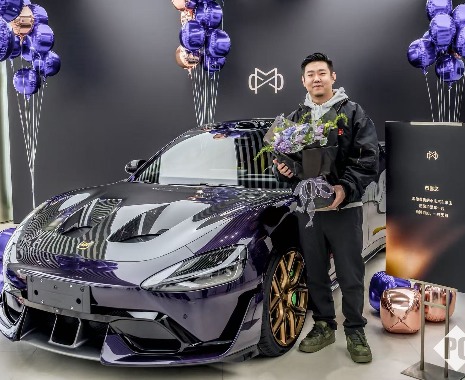 小米汽车定制服务开启交付：共五款车漆，紫水晶配色亮相