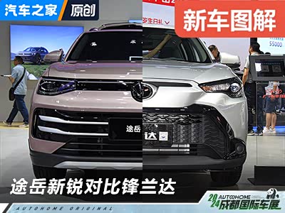 丰田又要颤抖了 途岳新锐对比锋兰达