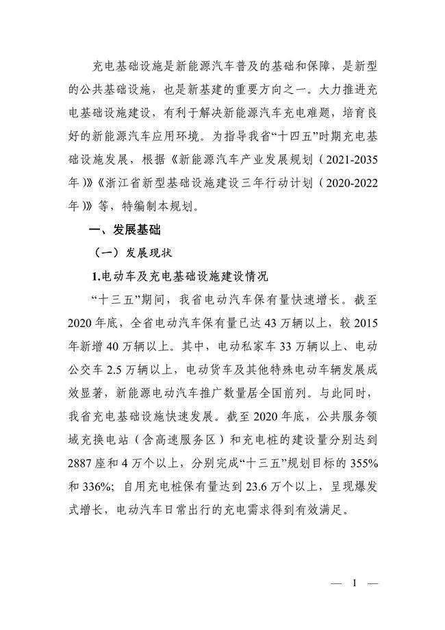 浙江省：2025年建成公共领域充换电站6000座以上